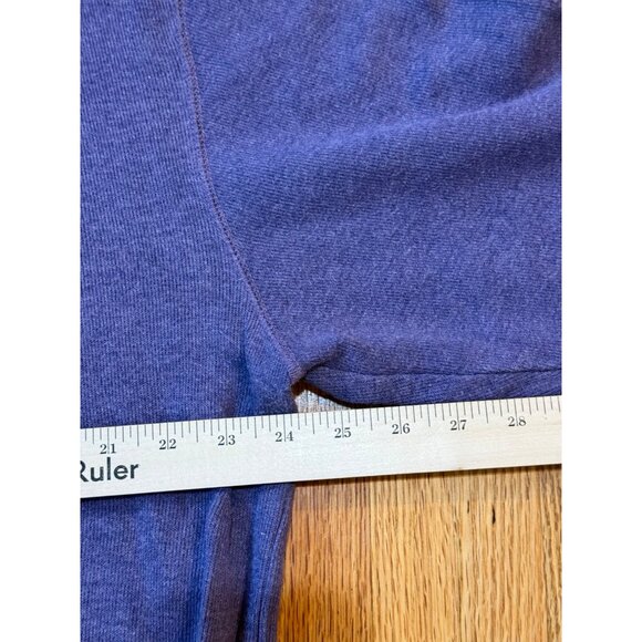 Mens Jos. A. Bank Quarter-Zip Pullover Sweater XL Purple Cotton - Picture 6 of 13